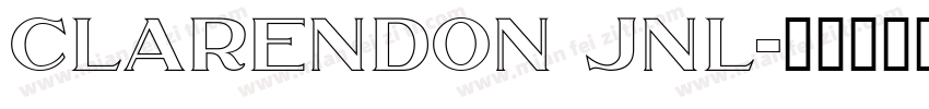clarendon jnl字体转换